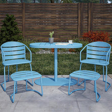 Load image into Gallery viewer, Turquoise Drayton Patio 5 Piece Bistro Set MRM1072
