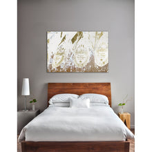 Load image into Gallery viewer, 30&quot; H x 45&quot; W x 1.5&quot; D Brown/Gold Drinks and Spirits Champagne Bottle Showers - Graphic Art Print on Canvas 916AH
