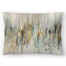 Load image into Gallery viewer, Dripping Gold I Lumbar Pillow GL466
