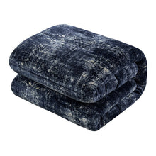Load image into Gallery viewer, Full/Queen Comforter + 6 Additional Pieces Blue Drubin Reversible Comforter Set SB1979
