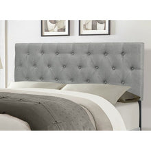 Load image into Gallery viewer, King Gray Drusilla Tufted Upholstered Low Profile Standard Bed (SB596)
