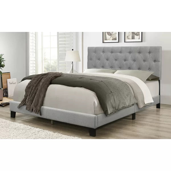 Drusilla Tufted Upholstered Low Profile Standard Bed king