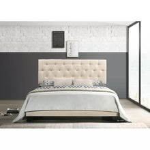Load image into Gallery viewer, Beige Drusilla Tufted Upholstered Low Profile Standard Bed king
