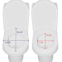 Load image into Gallery viewer, Dual-Flush Elongated One-Piece Toilet (Seat Included)
