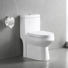 Load image into Gallery viewer, Dual-Flush Elongated One-Piece Toilet (Seat Included)
