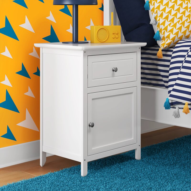 Duboce 25'' Tall 1 - Drawer Nightstand