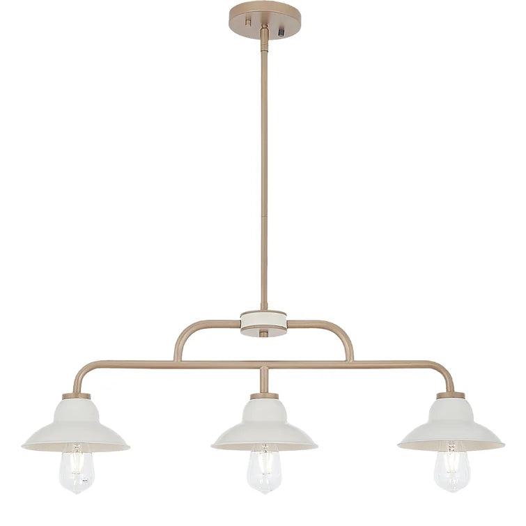 Dulcet 3 - Light Kitchen Island Dome Pendant, Max Height 60, Min 12 Inch