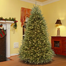 Load image into Gallery viewer, 9&#39; Green Fir Artificial Christmas Tree with 1000 Clear Lights with Stand
