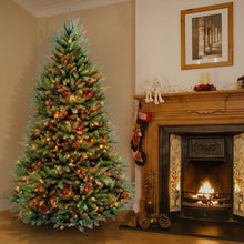 Load image into Gallery viewer, 7.5&quot; Dunhill Fir Lighted Artificial Fir Christmas Tree

