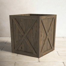Load image into Gallery viewer, 19&quot; H x 18&quot; W x 18&quot; D Dunmire Wood Planter Box

