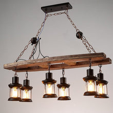 Load image into Gallery viewer, Dunsmore 6 - Light Kitchen Island Geometric Chandelier
