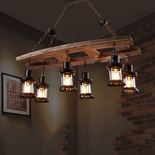 Load image into Gallery viewer, Dunsmore 6 - Light Kitchen Island Geometric Chandelier
