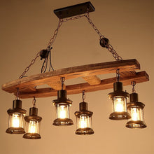 Load image into Gallery viewer, Dunsmore 6 - Light Kitchen Island Geometric Chandelier

