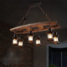 Load image into Gallery viewer, Dunsmore 6 - Light Kitchen Island Geometric Chandelier
