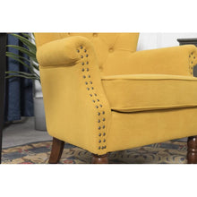 Load image into Gallery viewer, Durgan 29&#39;&#39; Wide Velvet Wingback Chair
