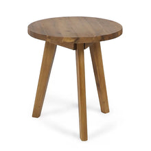 Load image into Gallery viewer, Natural Durham 16&#39;&#39; Tall Solid Wood 3 Legs End Table
