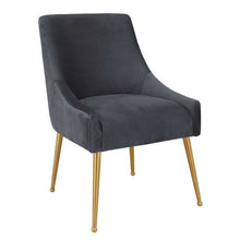 Load image into Gallery viewer, Dusek Pleated Upholstered Dining Chair AP68
