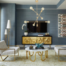 Load image into Gallery viewer, Dycus 6 - Light Sputnik Modern Linear Chandelier MRM689
