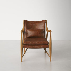 Dylon 28'' Wide Genuine Leather Armchair 3143AH