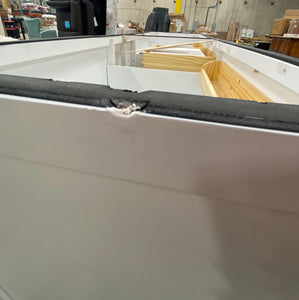 Laney 72 in. W Bath Vanity in White BASE ONLY.
