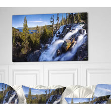 Load image into Gallery viewer, 20&quot; H x 40&quot; W x 1&quot; D Eagle Falls Emerald Bay Lake Tahoe - Wrapped Canvas Photograph
