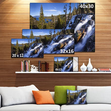 Load image into Gallery viewer, 20&quot; H x 40&quot; W x 1&quot; D Eagle Falls Emerald Bay Lake Tahoe - Wrapped Canvas Photograph
