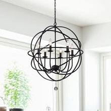Load image into Gallery viewer, Eastbourne 6 - Light Unique / Statement Globe Chandelier
