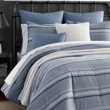 Load image into Gallery viewer, Eastbury Reversible Duvet Cover Set Twin/TwinXL #1257HW
