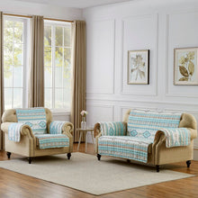 Load image into Gallery viewer, Easterling Reversible Box Cushion Loveseat Slipcover
