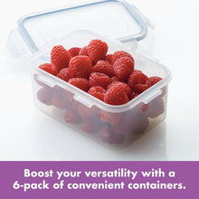 Load image into Gallery viewer, Easy Essentials 20-Ounce Rectangular Food Storage Container, Set of 6 EC1409
