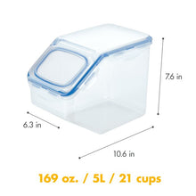 Load image into Gallery viewer, Clear Easy Essentials Pantry Rectangular 168 Oz. Food Storage Container - Set of 2 (SB1208)
