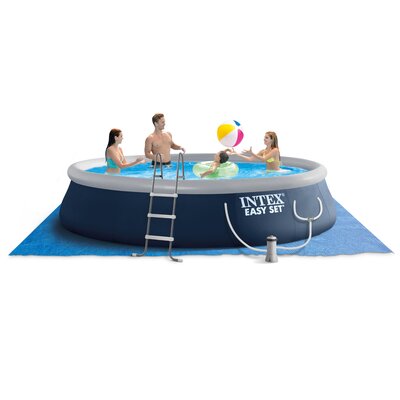 15ft Blue Easy Set Inflatable Pool 580CDR