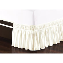 Load image into Gallery viewer, Easy Wrap Platform Free Dust Ruffle 16&quot; Bed Skirt GL896
