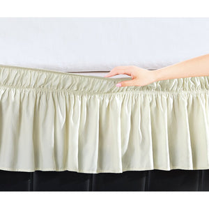Easy Wrap Platform Free Dust Ruffle 16" Bed Skirt GL896