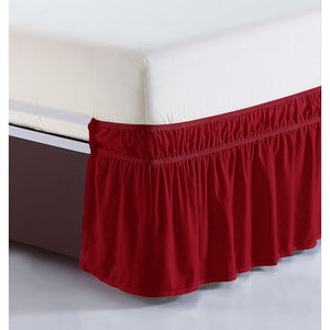 Easy Wrap Platform Free Dust Ruffle 16" Bed Skirt 6953RR/GL