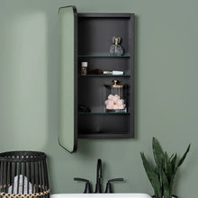 Load image into Gallery viewer, Eaton Surface Mount Framed 1 Door Medicine Cabinet with 3 Adjustable Shelves
