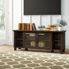 Load image into Gallery viewer, Eberardo TV Stand for TVs up to 65&quot; Dark Walnut #2263HW
