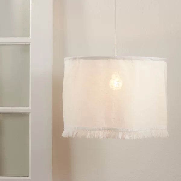 Éclat Collection 18'' H Linen Drum Lamp Shade ( Uno )