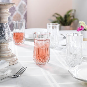 Eclat by Cristal D'Arques Longchamp 12 oz. Crystal Highball Glass (Set of 4)