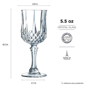 Eclat by Cristal D'Arques Longchamp Crystal Cordial Glass (Set of 4) MRM/GL3439