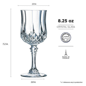 Eclat by Cristal D'Arques Longchamp Crystal Cordial Glass (Set of 4) 5503RR