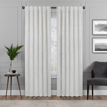 Load image into Gallery viewer, Eclipse Harper Velvet Absolute Zero Blackout Window Panel (Set of 2) GL1139
