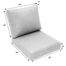 Load image into Gallery viewer, Eddie Bauer Sunbrella Outdoor Seat/Back Cushion 5&quot; x 23&quot; x 24&quot; - SET OF 2-  2 BOXES
