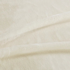 Eddie Bauer Ultra Soft Plush Solid Ivory Blanket twin
