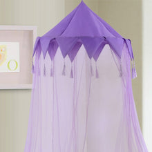 Load image into Gallery viewer, Eddings Kids Collapsible Hoop Sheer Bed Canopy GL1640
