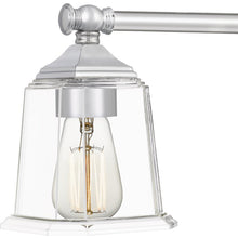 Load image into Gallery viewer, Polished Chrome Eddy 3 - Light Dimmable Vanity Light
