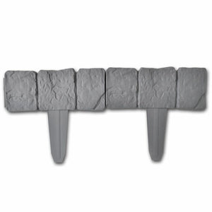 Garden and Lawn Edging (Set of 41), Color: Gray, #6331