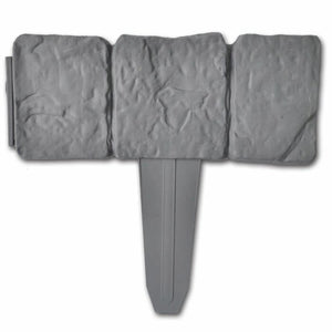 Garden and Lawn Edging (Set of 41), Color: Gray, #6331