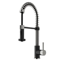 Load image into Gallery viewer, VG02001STMBK2 Edison Pull Down Single Handle Kitchen Faucet with Optional Soap Dispenser MRM658

