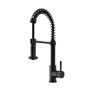 Edison Pull Down Single Handle Kitchen Faucet with Optional Soap Dispenser